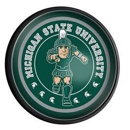 The Fan-Brand - Michigan State Spartans 18'' x 18'' Mascot Slimline Illuminated Wall Sign - Multicolor