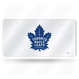 Rico Industries - Toronto Maple Leafs Acrylic License Plate Laser Tag - Multi