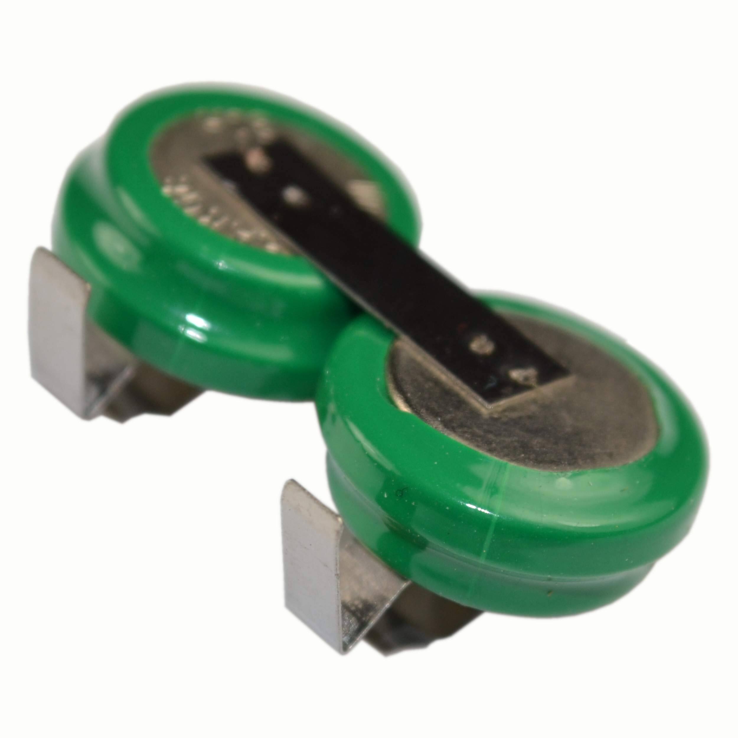 Alt View 1. HQRP - 2-Pack 2.4 V 80 mAh Ni-MH Memory Backup Batteries with Spring Tabs for V80H.