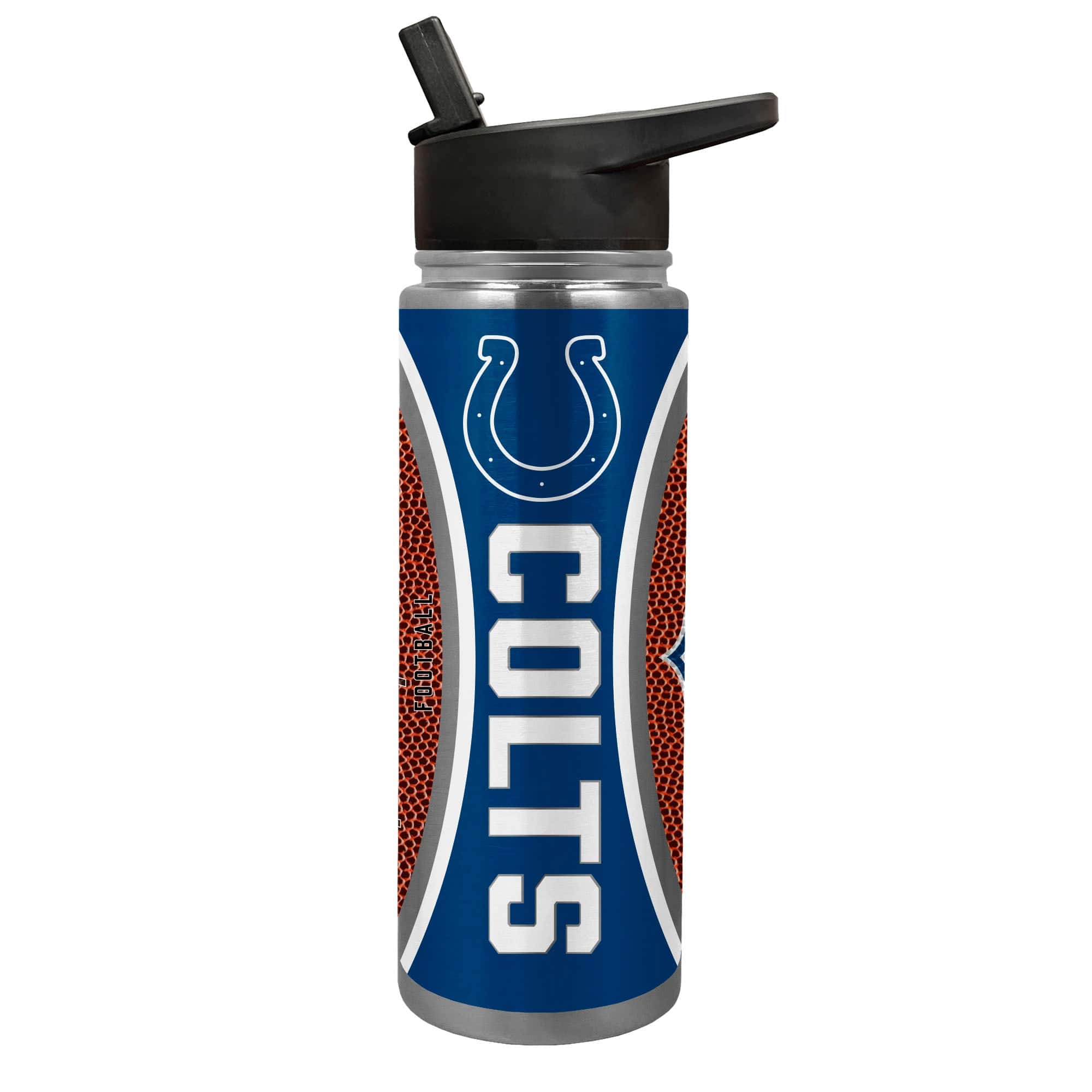 Great American Products - Indianapolis Colts 24oz. Jr. Thirst Game Ball Hydration Bottle - Brown