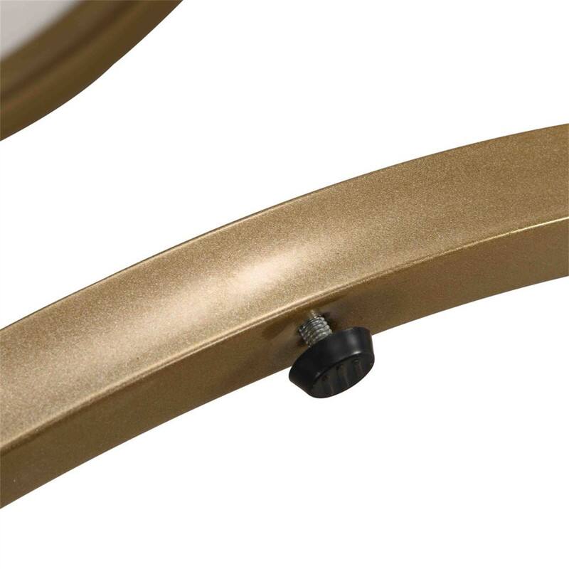 Alt View 4. HTUTWOO - Modern Nightstand - 19.68 Inch Marble Round End Table with Drawer, Storage Side Table for Living Room & Bedroom - White.