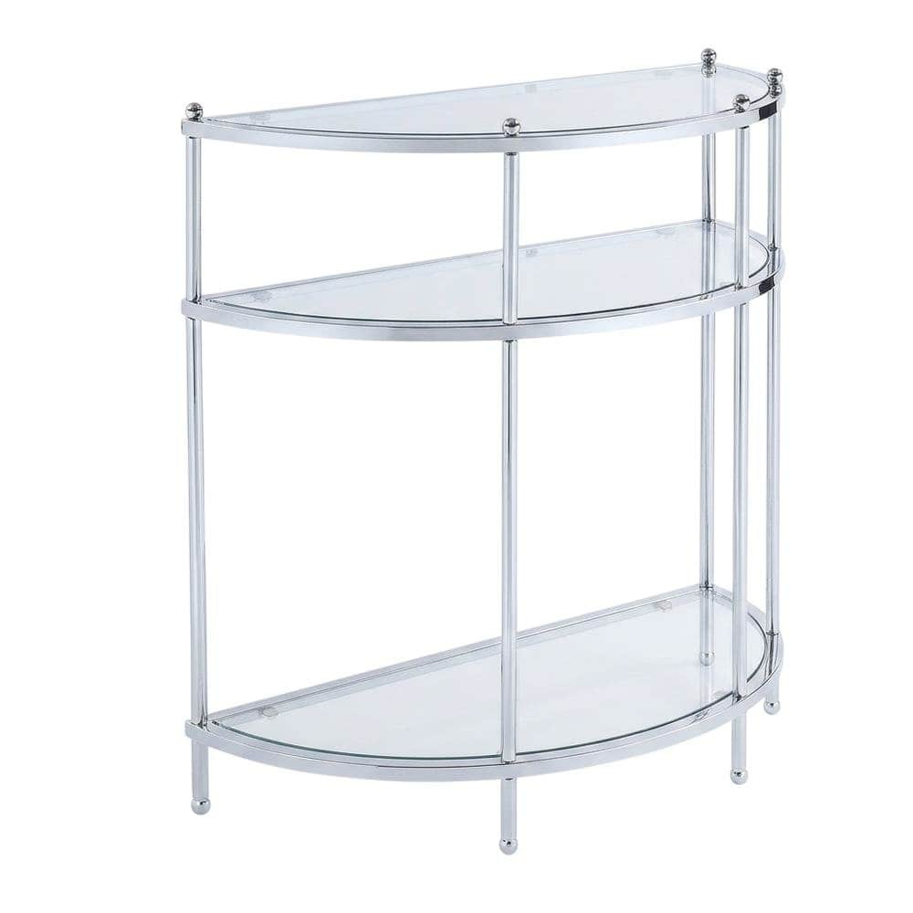 FurniFact - Accent table in sleek design with sturdy construction for versatile space use - Clear