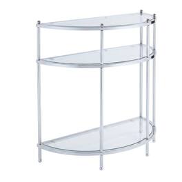 FurniFact - Accent table in sleek design with sturdy construction for versatile space use - Clear
