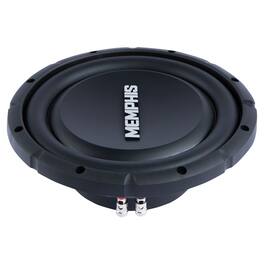 Memphis Car Audio - Memphis Audio SRXS1044 10" Street Reference Dual 4-Ohm Shallow Mount Subwoofer - 250 wRMS - Black/Gray