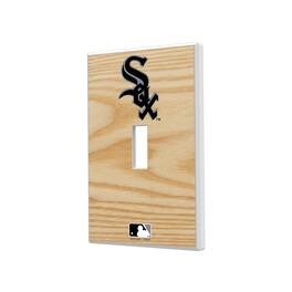 Keyscaper - Chicago White Sox Baseball Bat Design Single Toggle Light Switch Plate - Multicolor