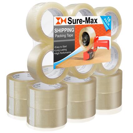 Sure-Max
Shipping Packing Tape
18 PACK
- Easy to Start
- Long Lasting
- High Performance
Packing Tape
Premium Quality
Made in USA