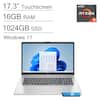 17.3" Touchscreen
16GB RAM
1024GB SSD
Windows 11
AMD Ryzen 5