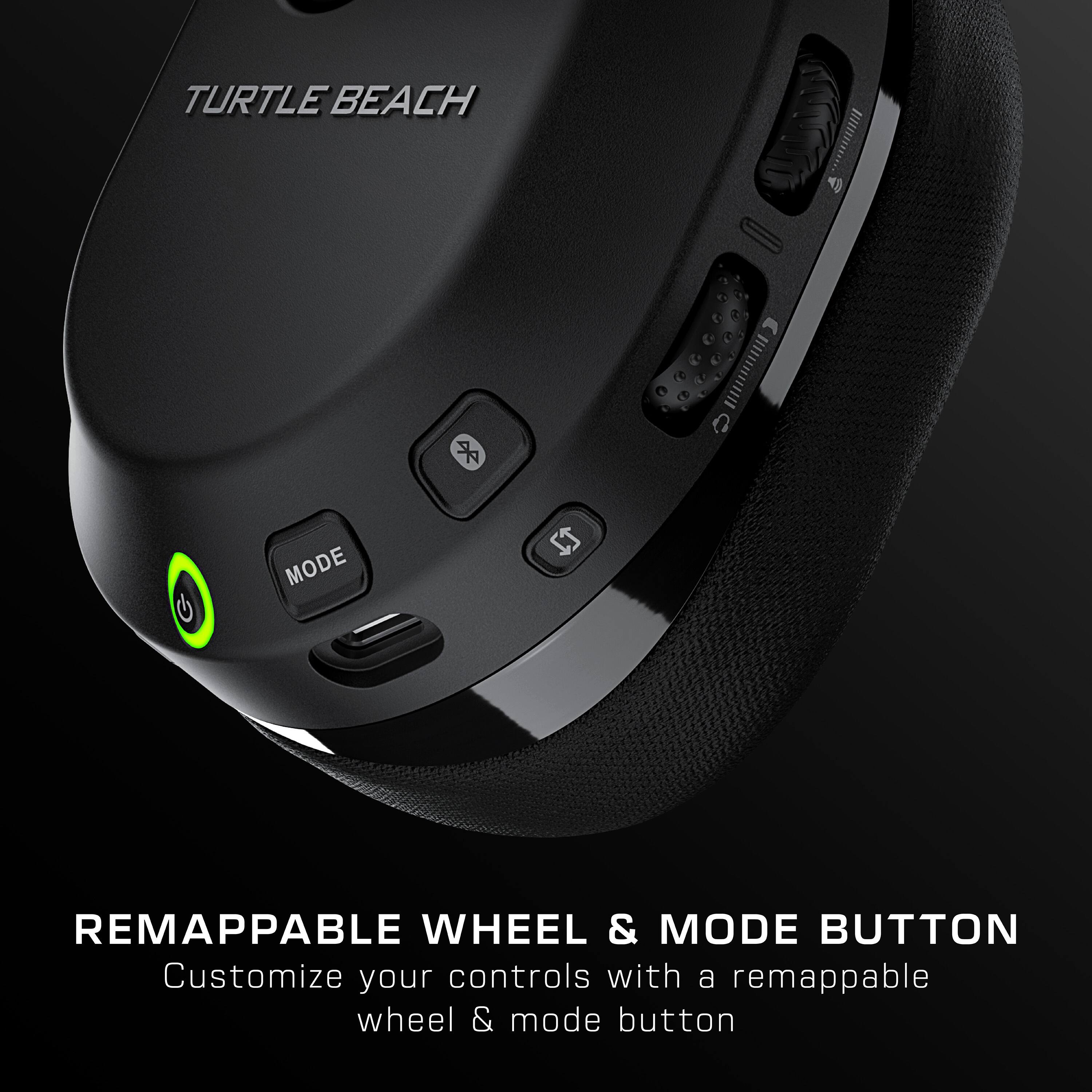 Turtle Beach | Remappable Wheel & Mode Button | Customize your controls with a remappable wheel & mode button.
