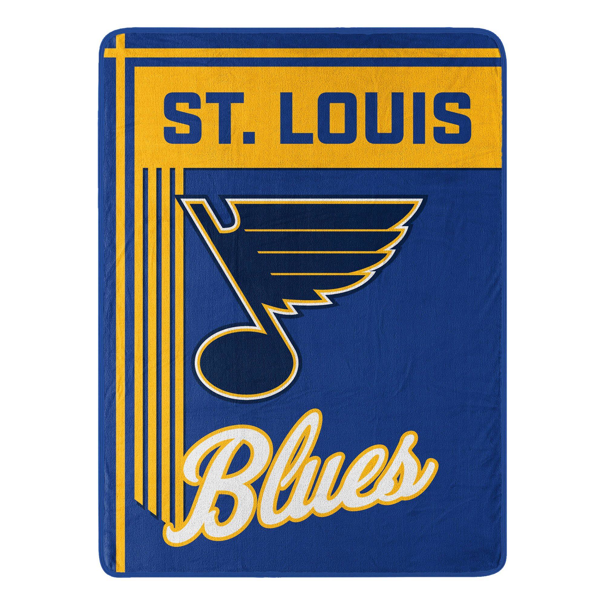 Sweet Home Collection - NHL St. Louis Blues 46" x 60" Raschel Throw Blanket - Blue