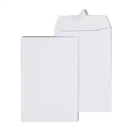 Staples - QuickStrip EasyClose Self Seal #1 Catalog Envelopes, 6" x 9", 100/Box - White