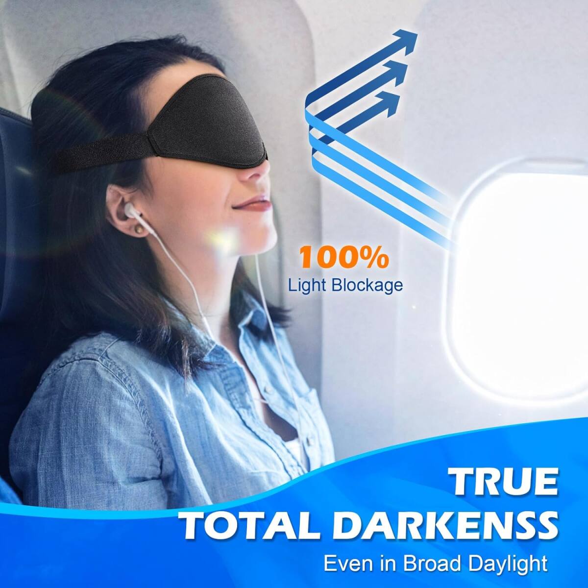 100% Light Blockage  
TRUE TOTAL DARKNESS  
Even in Broad Daylight