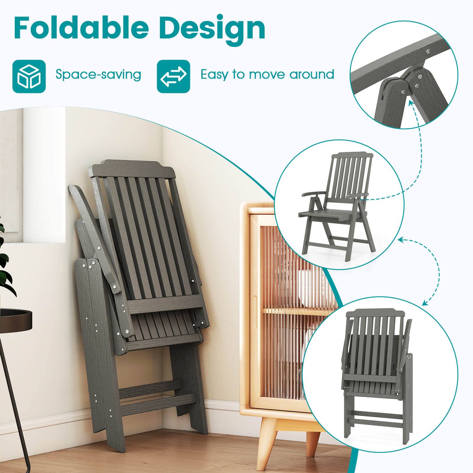 Foldable Design  
Space-saving  
Easy to move around