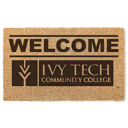 Jardine - Ivy Tech Community College 18" x 30" Welcome Doormat - Brown