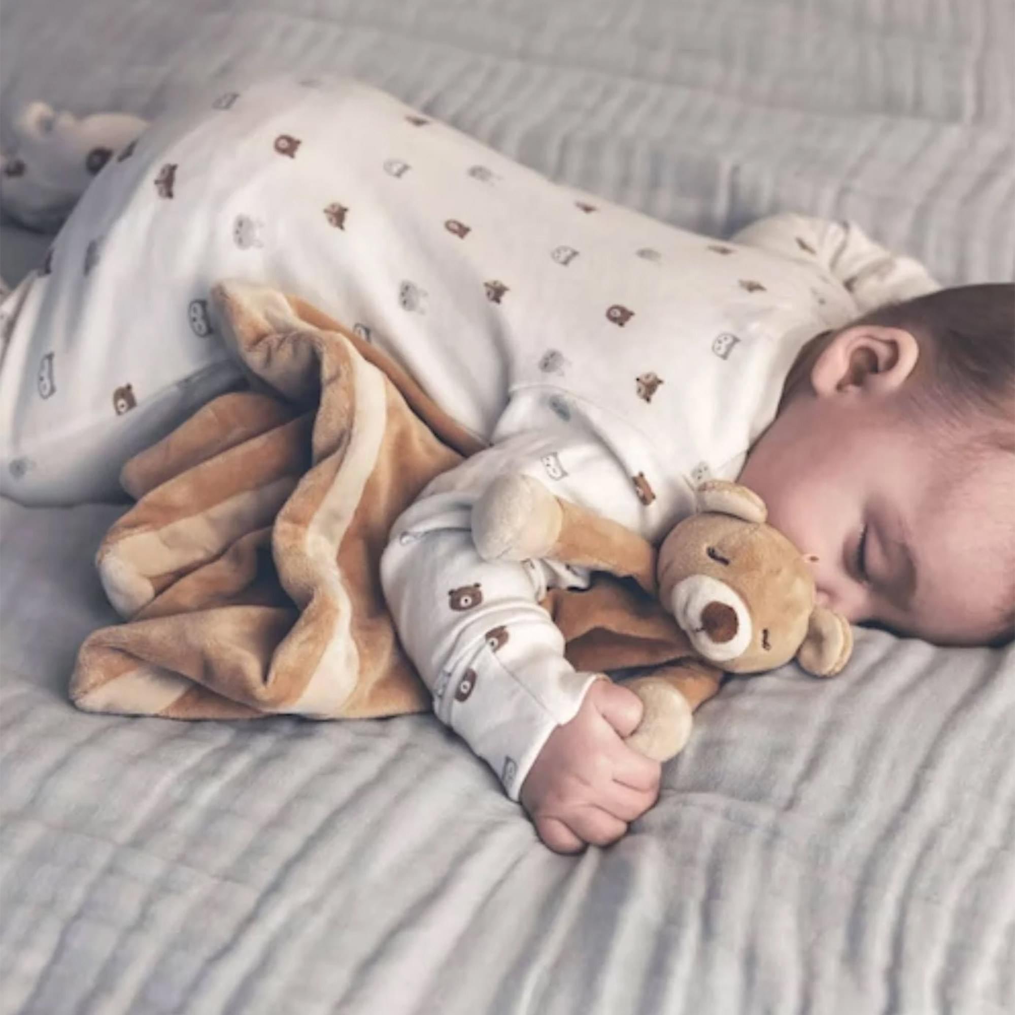 Alt View 10. TriAction Toys - Teddykompaniet Plush Baby Blanket | Teddy Bear - Brown.