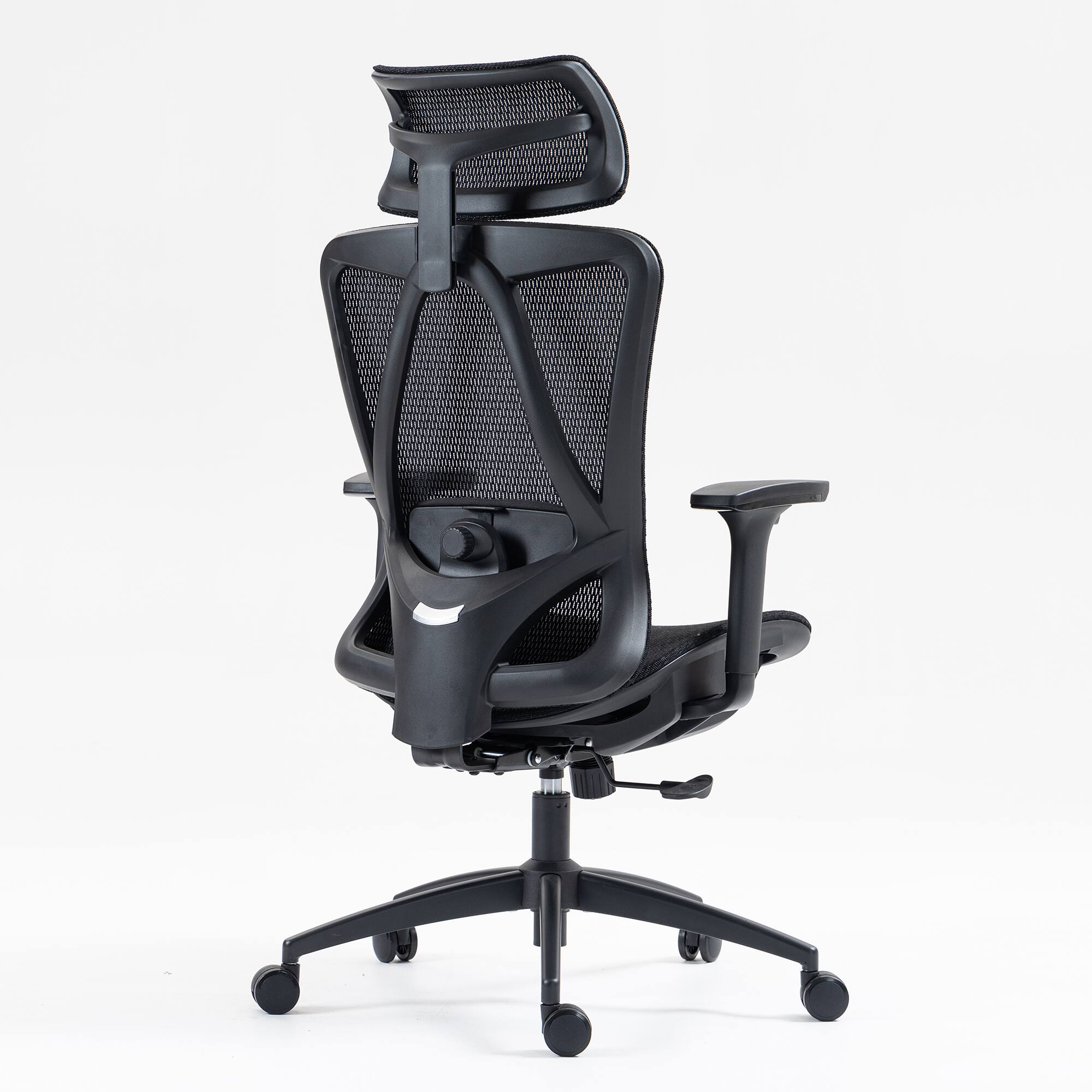 Alt View 1. GOODSILO - Ergonomic Mesh Office Chair with Adjustable Lumbar Support & 3D Armrests - Black.