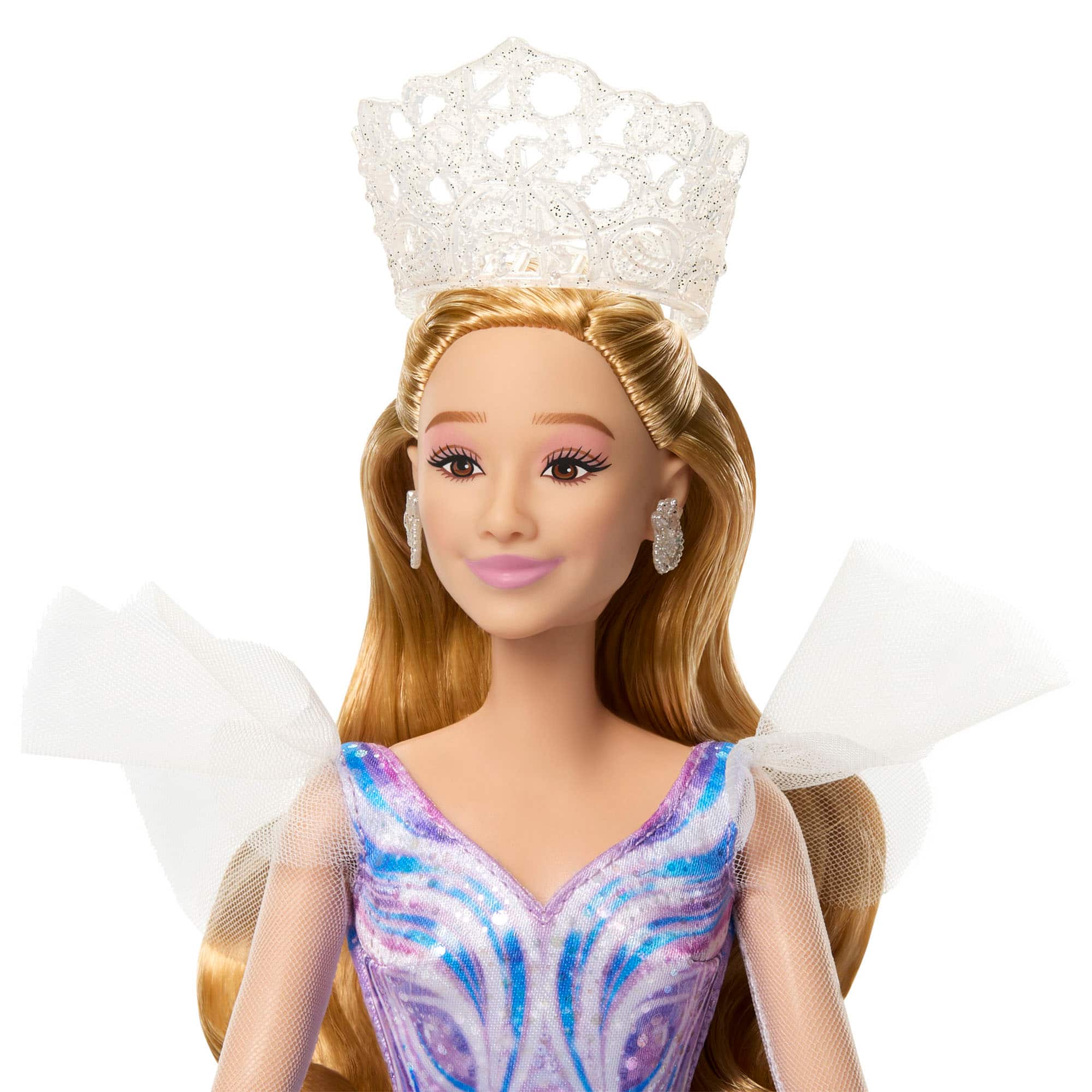 Alt View 2. Wicked - For Good Deluxe Glinda Doll with Movie-Inspired Outfit & 3 Accessories.