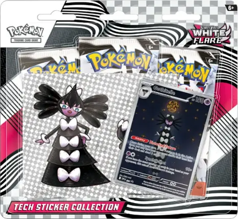 Pokemon White Flame Collection Tech Sticker Collection