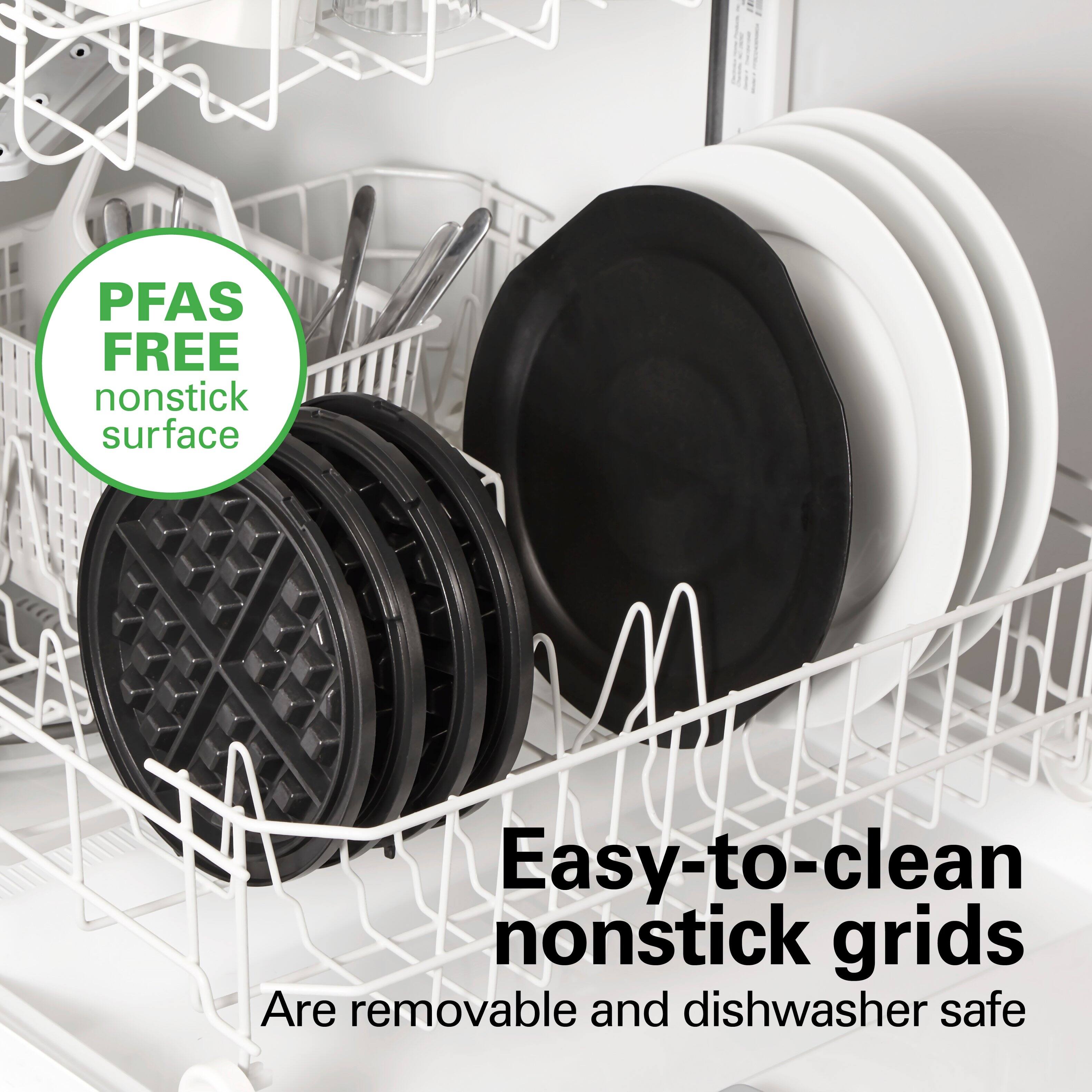 PFAS FREE nonstick surface

Easy-to-clean nonstick grids

Are removable and dishwasher safe