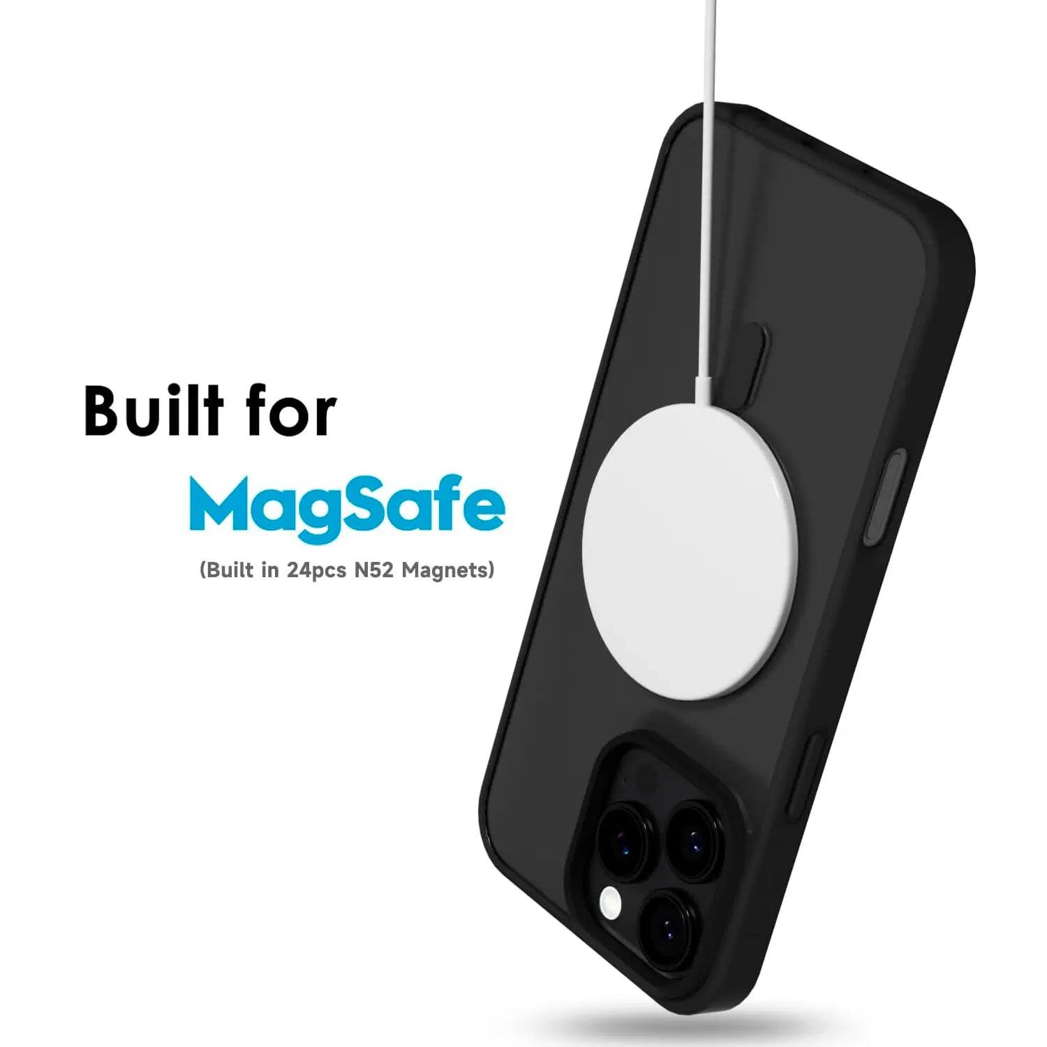 Built for MagSafe  
(Built in 24pcs N52 Magnets)