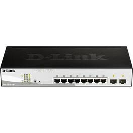 D-Link - DGS-1210-10MP Ethernet Switch - 8 Ports - Manageable - Gigabit Ethernet - 1000Base-T, 1000Base-X - 3 Layer - Unknown