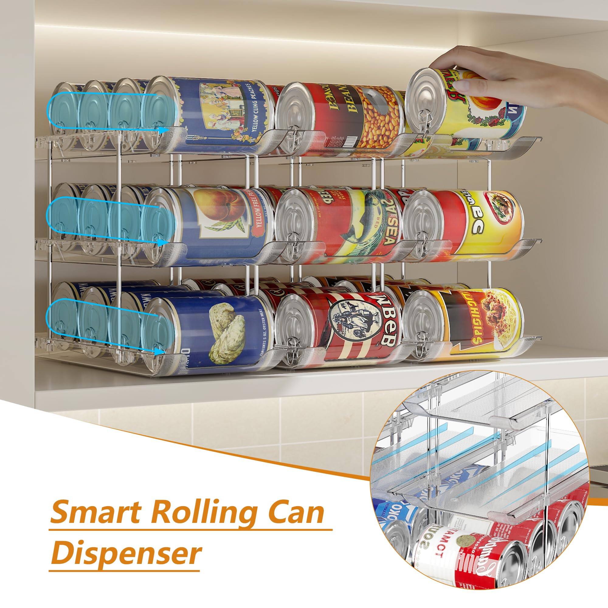 Smart Rolling Can Dispenser