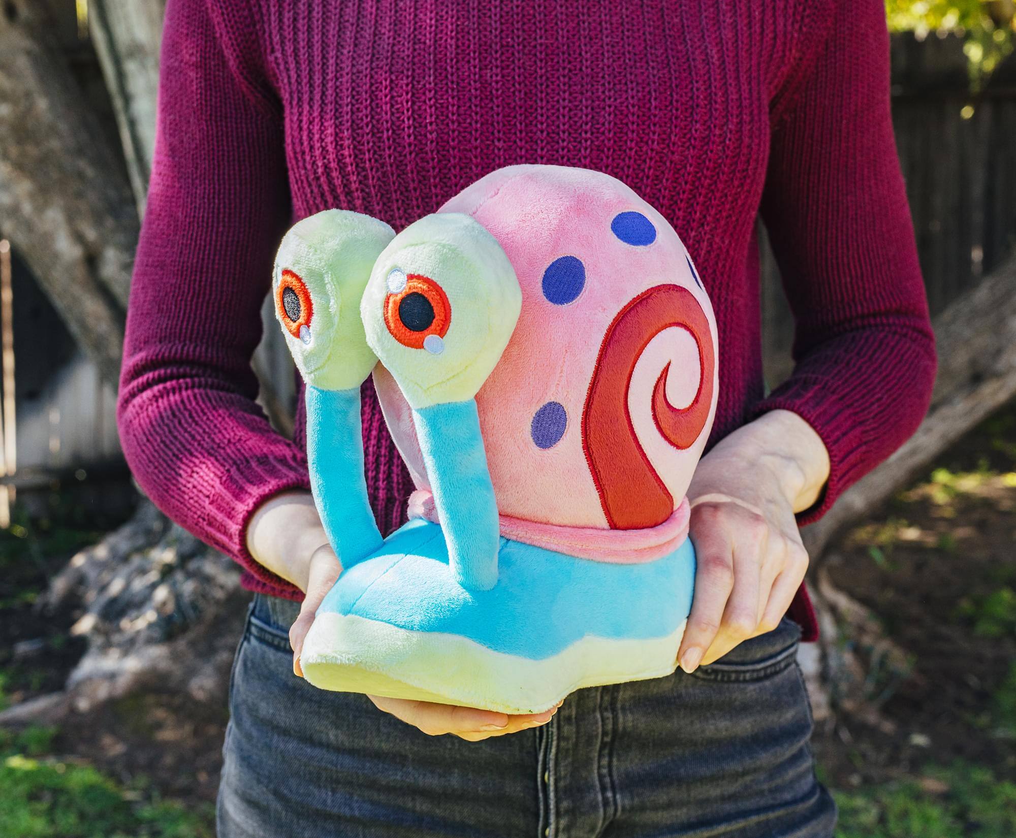 Alt View 3. Golden Bell Studios - Nickelodeon SpongeBob SquarePants Gary Squeaky Pet Toy Plush - Multi-Colored.