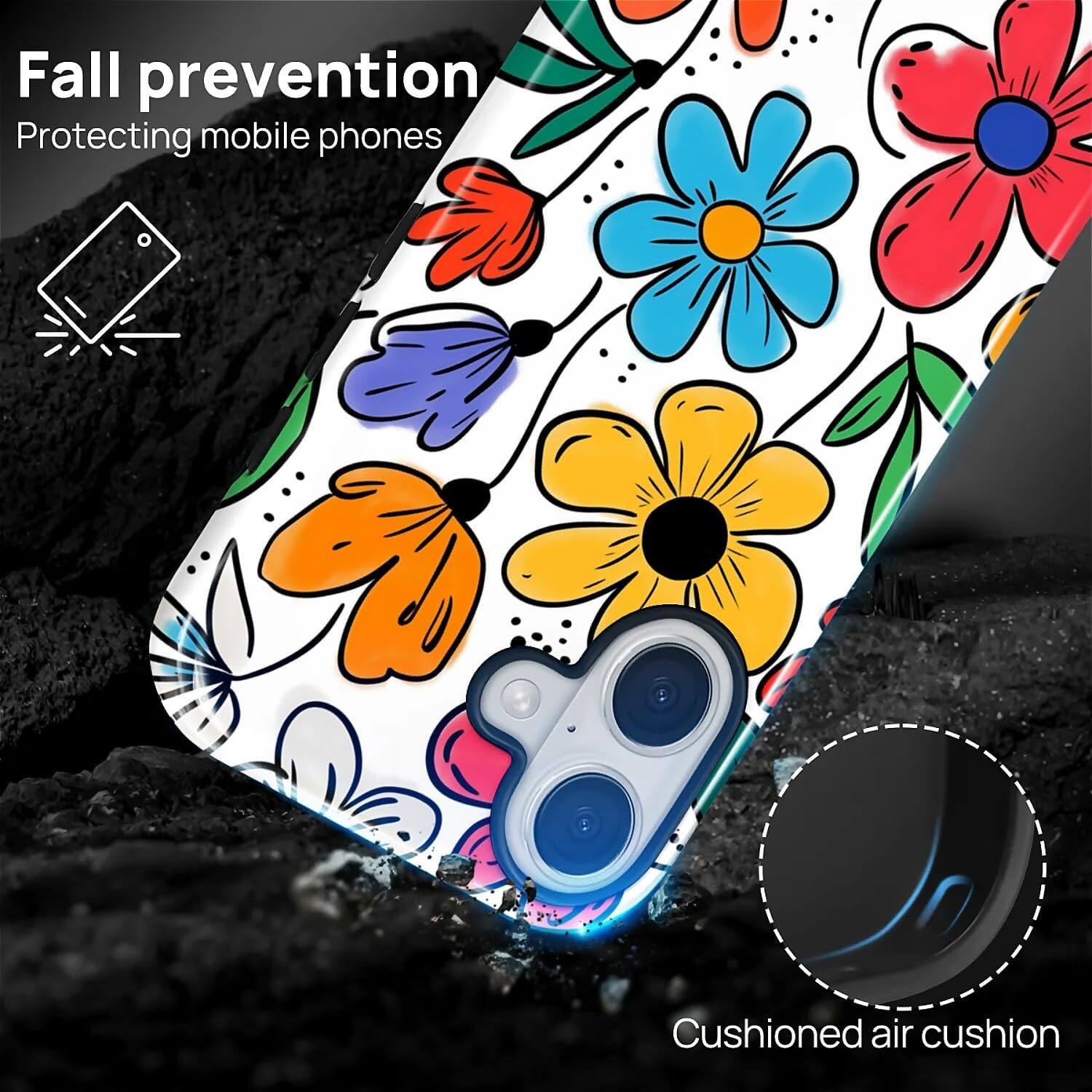 Fall prevention  
Protecting mobile phones  

Cushioned air cushion