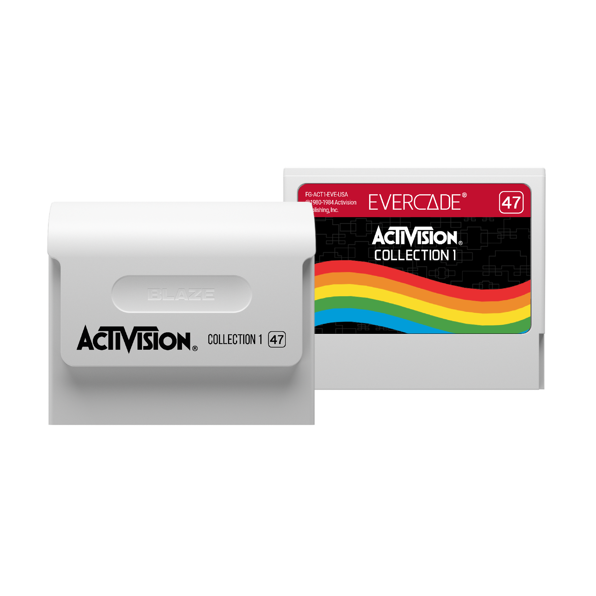G-ACTH-EVE-USA 960-2064  
EVERCADE  
47  
ACTIVISION COLLECTION 1  
BLAZE