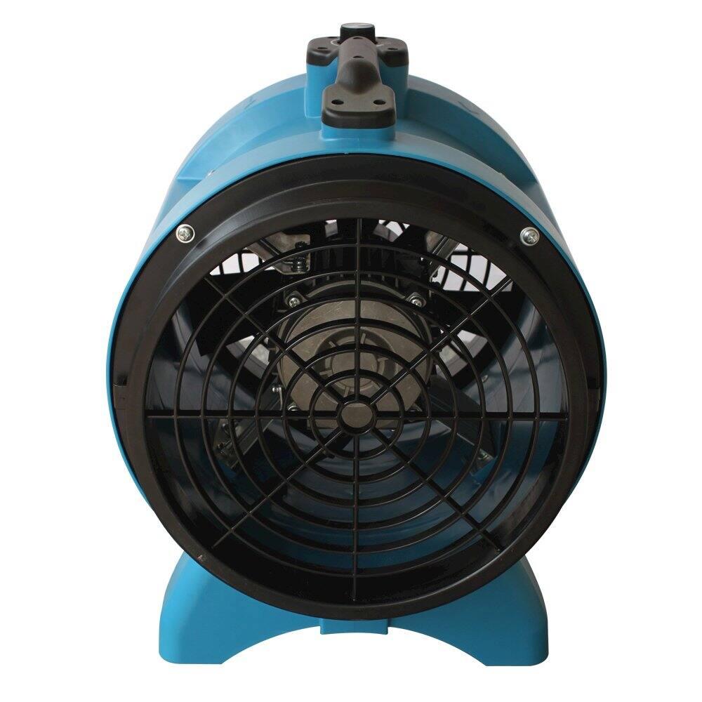 Back. XPOWER - Variable Speed 12" Diameter Industrial Confined Space Ventilator Fan - Blue.