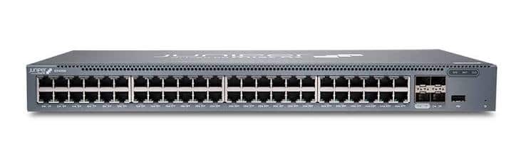 Juniper - EX4000-48T Ethernet Switch - 48 Ports - Manageable - Gigabit Ethernet, 10 Gigabit Ethernet - 1000Base-T - Unknown