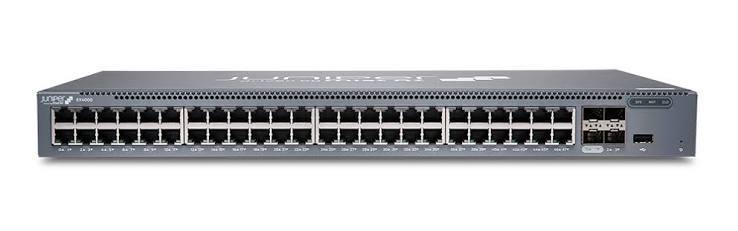 Front. Juniper - Juniper EX4000-48T Ethernet Switch - 48 Ports - Manageable - Gigabit Ethernet, 10 Gigabit Ethernet - 1000Base-T - Unknown.