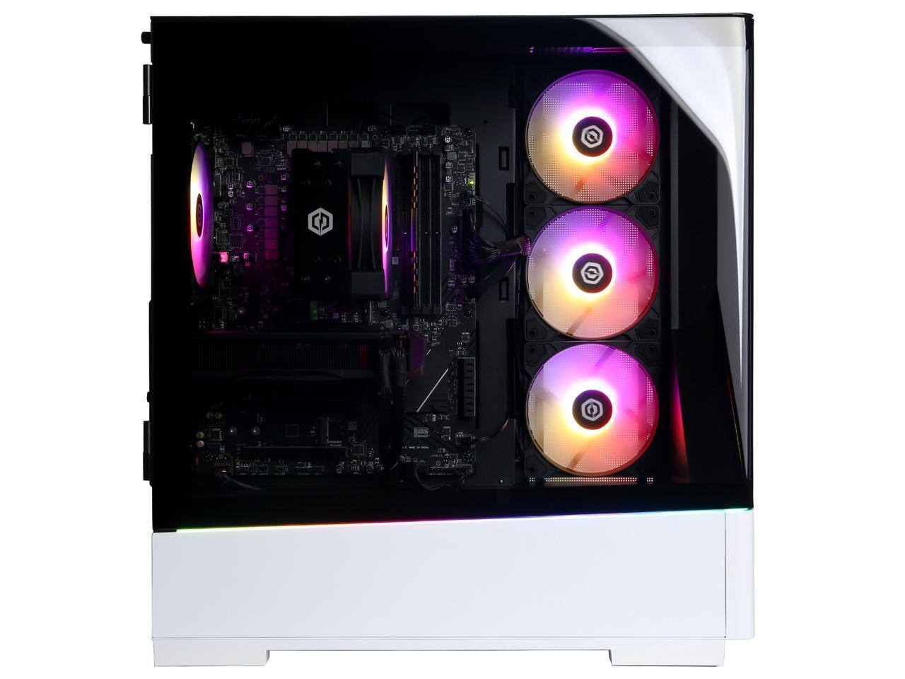 Alt View 5. CyberPowerPC - CyberPowerPC Gamer Xtreme GX70940 - Intel Ultra 5 225F, 16GB DDR5, RTX 5060 Ti 8GB, 1TB PCIe 4.0 SSD, Windows 11 - Black.