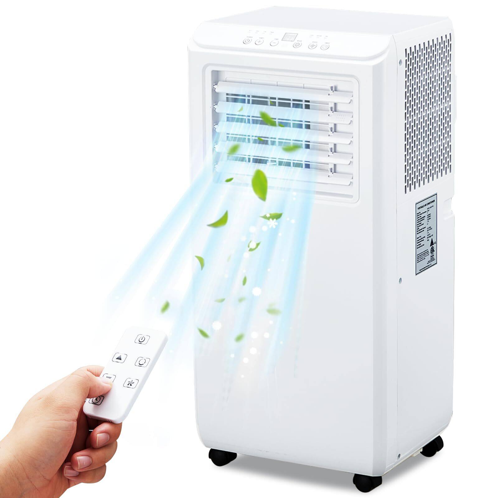 Angle. GARVEE - 10000 BTU(ASHRAE) / 6500 BTU (SACC) Portable Air Conditioner -450 Sq.Ft with Installation Kit.