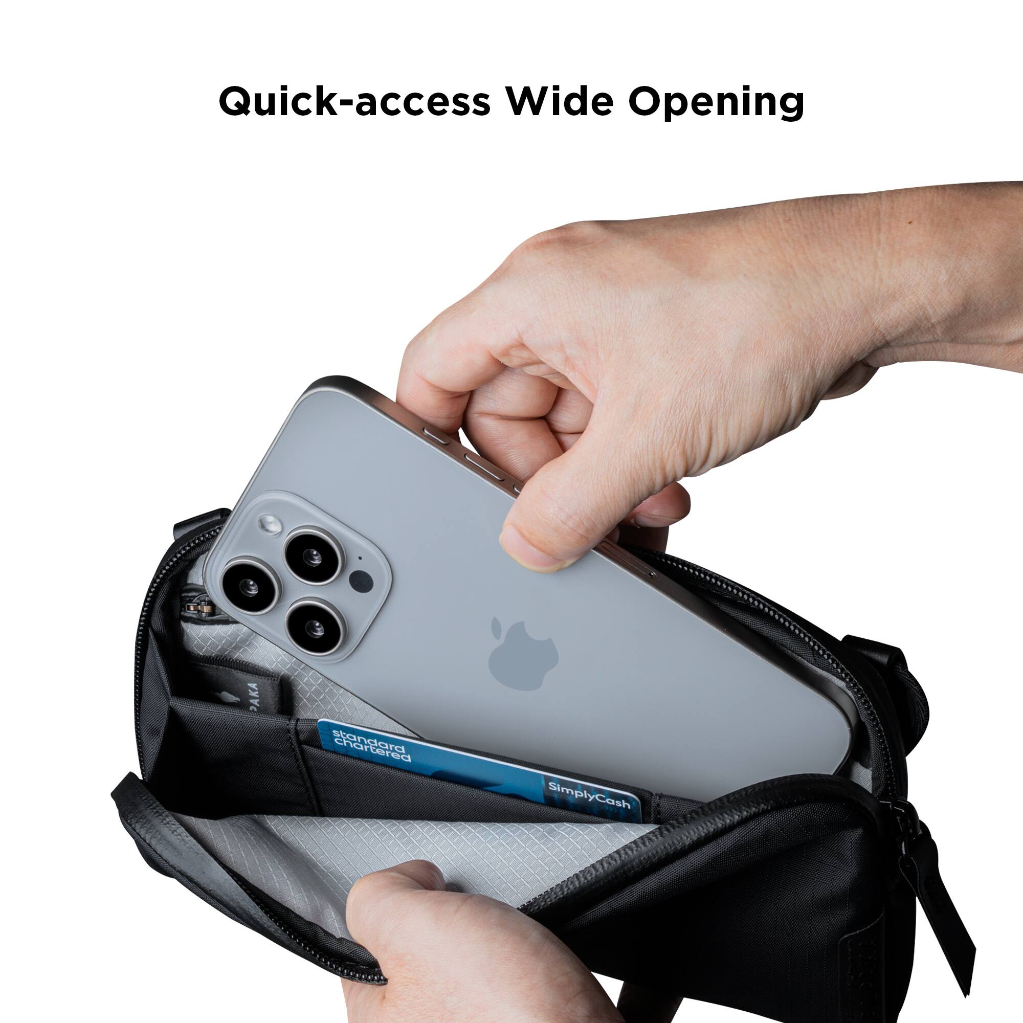 Quick-access Wide Opening