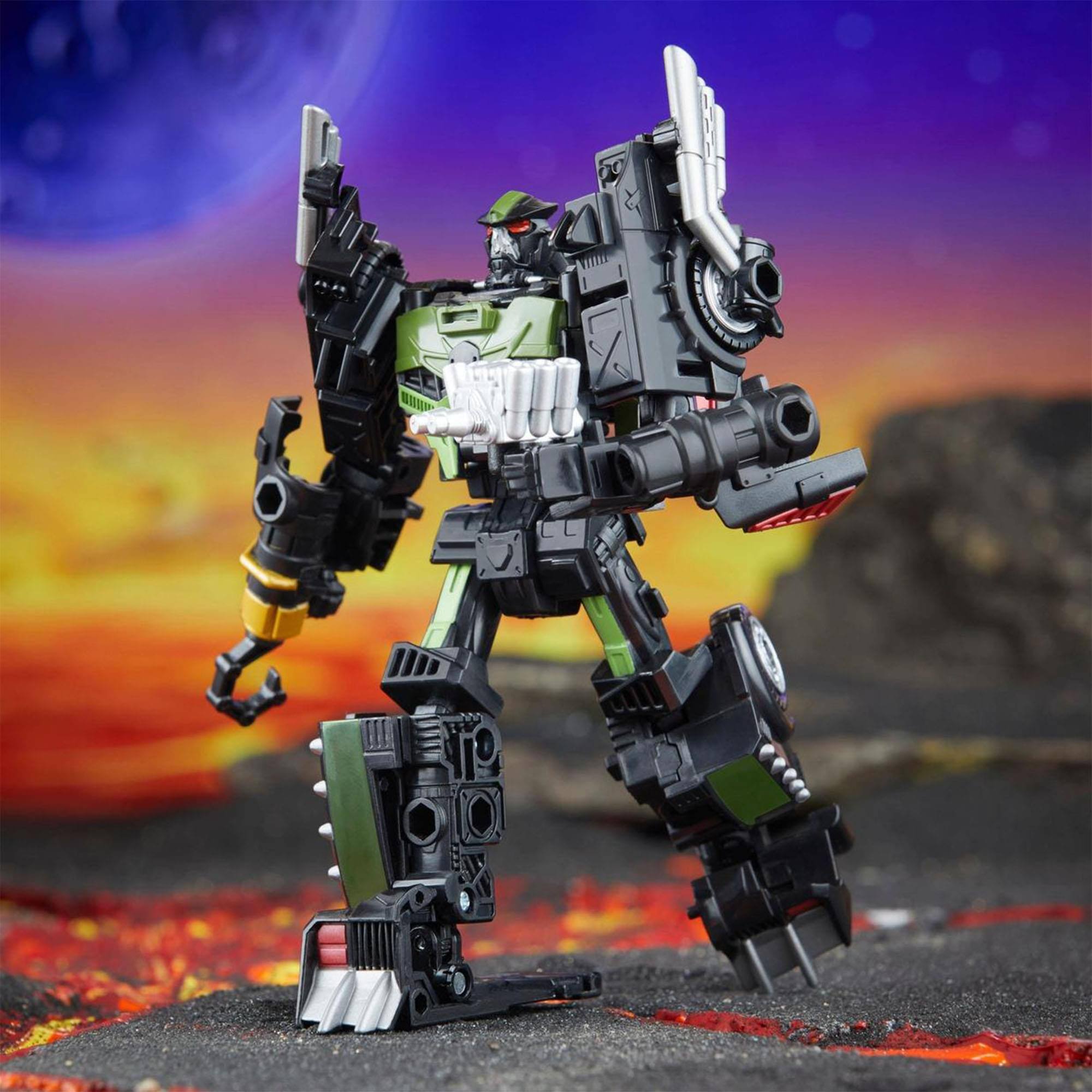 Alt View 4. Hasbro - Transformers Generations Legacy United Deluxe Class Star Raider | Lockdown - Multi-Colored.