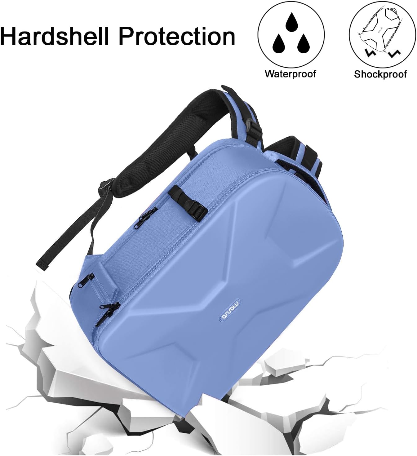 Hardshell Protection  
Waterproof  
Shockproof