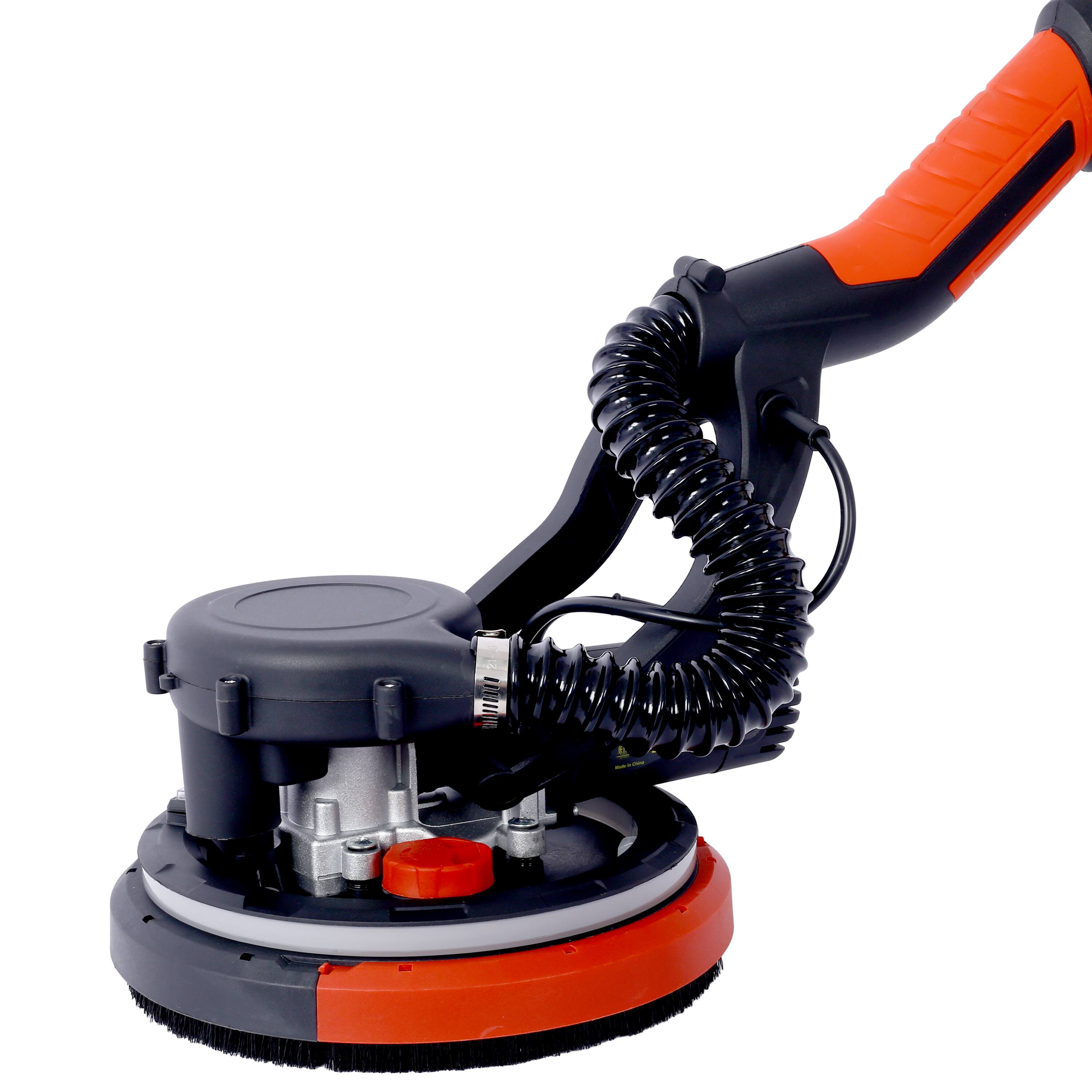 Alt View 7. GOODSILO - 780W Electric Drywall Sander with Vacuum Dust Collection & Variable Speed Control for Wall Finishing - Black+Red.