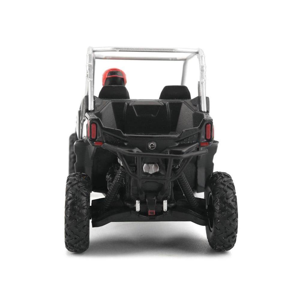 Back. BRP Models - Can-Am Maverick Sport XXC 1000R Silver Metallic and Black with Driver Figure 1/32 Diecast Model by BRP Models - Silver Metallic and Black.