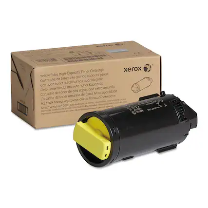 Yellow Extra High-Capacity Toner Cartridge
Cartouche de toner jaune de grande capacité
Cartuccia toner ad alta capacità giallo
Gelb-Tonermodul mit sehr hoher Kapazität
Cartucho de toner amarillo de alta capacidad
Cartouche de toner de alta capacidad amarillo
Картридж тонера-картридж с большой ёмкостью
Xerox® VersaLink C605 Color Multifunction Printer
Imprimante multifonction couleur
Impresora multifuncional de color
Multifunktionsdrucker
Impresora multifuncional en color
Многофункциональный принтер