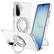 Front. Alpha Digital - Full Protective SAMSUNG Galaxy A17 5G Case w/ Magnetic Rotatable Ring Stand- Soft Flex -360 shockproof - CLEAR.