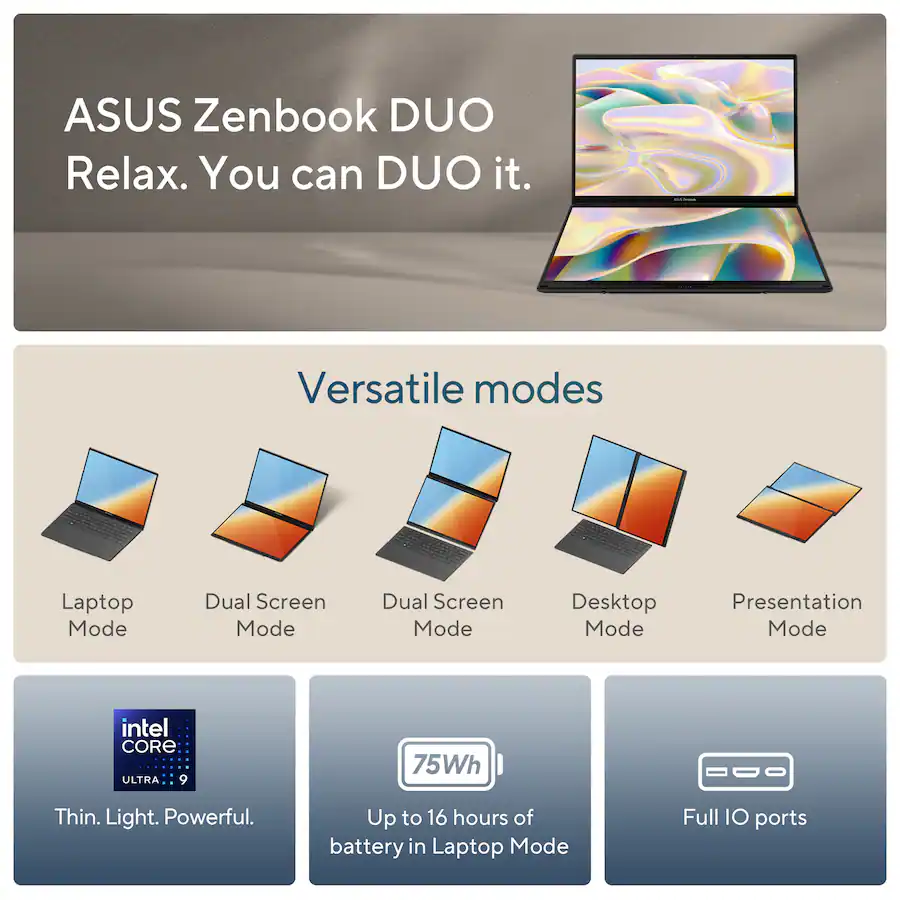 ASUS Zenbook Duo Dual 14
