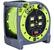 Front. Masterplug - 40Ft 4 Sockets 10A 16AWG Cassette Cable Reel - Green & Grey.