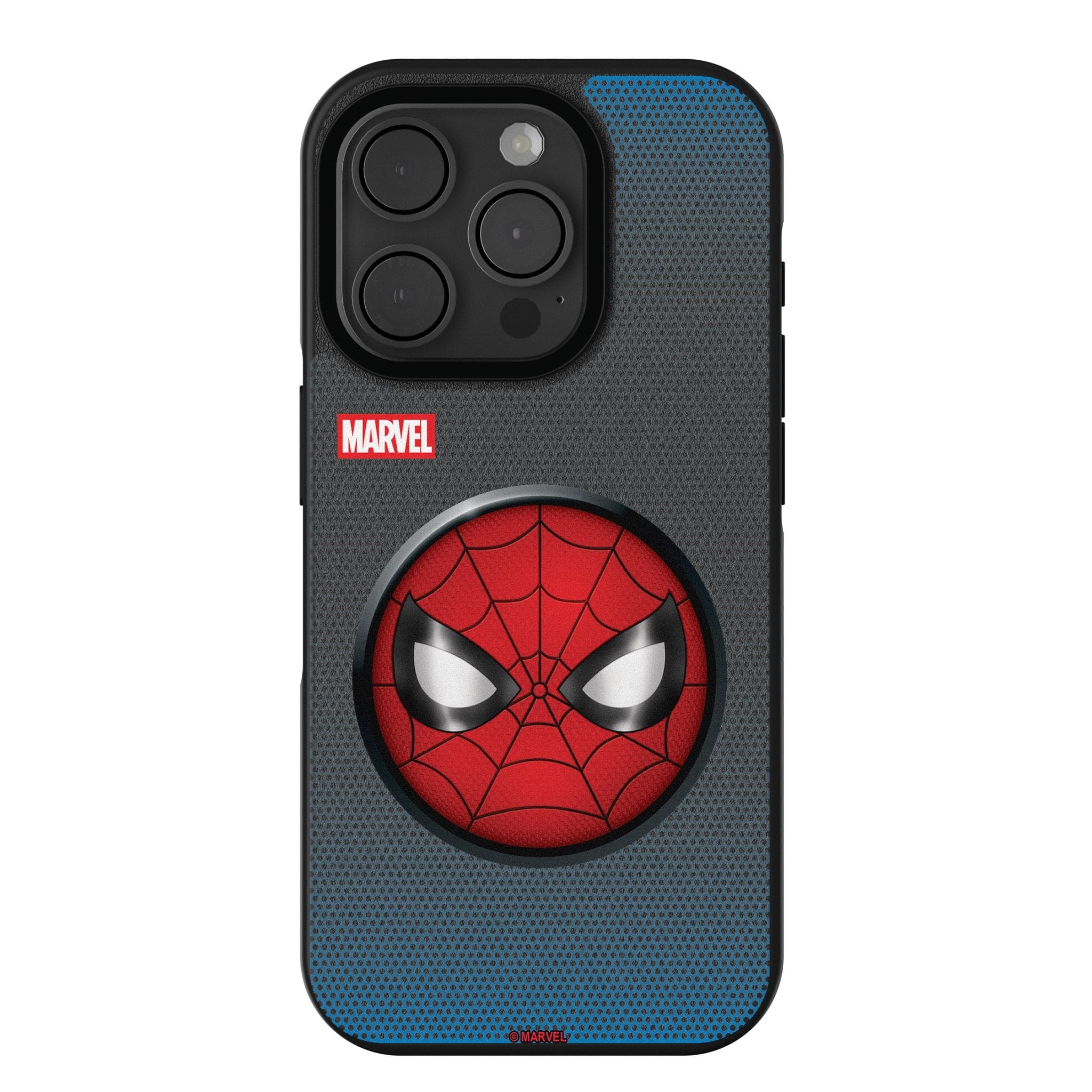 MARVEL Keyscaper - Grid Bump Phone - Apple iPhone 15 Pro Max - Spider ...