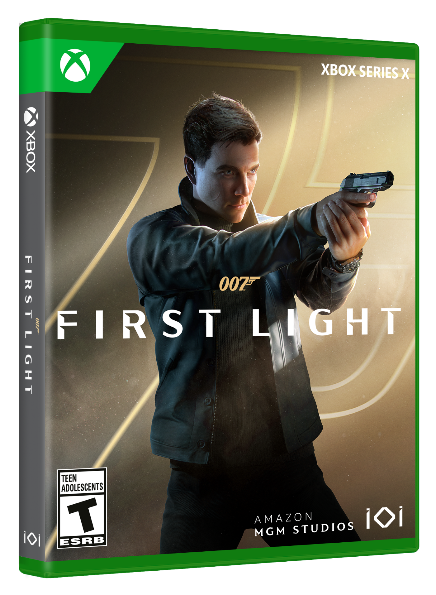 XBOX SERIES X  
XBOX  
FIRST LIGHT  
007  
TEEN ADOLESCENTS  
T ESRB  
AMAZON  
MGM STUDIOS  
iOi