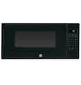 GE Profile - 1.1 Cu. Ft. Countertop Microwave with Sensor Cooking and Built-In Capable Option - Black