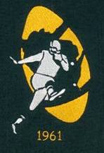 Alt View 5. Winning Streak Sports - Packers Football LARGE 22x14 Wall Hanging Banner featuring logos from 1956, 1961, 1980 - Multi.