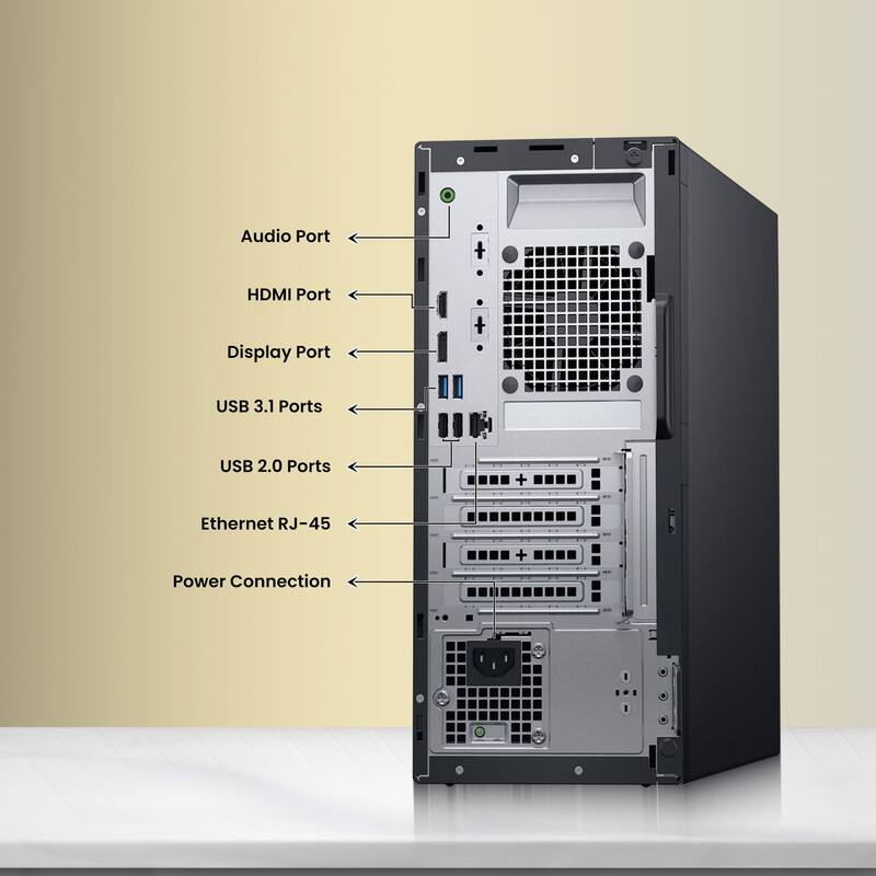 Audio Port  
HDMI Port  
Display Port  
USB 3.1 Ports  
USB 2.0 Ports  
Ethernet RJ-45  
Power Connection