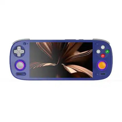 Front. Retroid Pocket - Retroid Pocket 5 - 5.5" Touch Screen Retro Handheld Game Console - 8 GB RAM - 128 GB Storage - GC - GC.