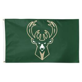 WinCraft - Milwaukee Bucks 3' x 5' Primary Logo Single-Sided Flag - Multicolor