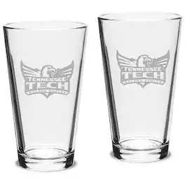 Jardine - Tennessee Tech Golden Eagles 16oz. 2-Piece Classic Pub Glass Set - Multicolor